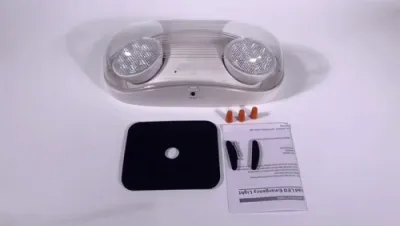 تركيب وتثبيت كشاف طوارئ  LED عدستين للاستخدام في الأماكن الرطبة، طراز JLEU5WP