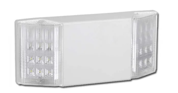 كشاف طوارئ ليد عدستين نوع ثابت، مصباح طوارئ LED برأسين