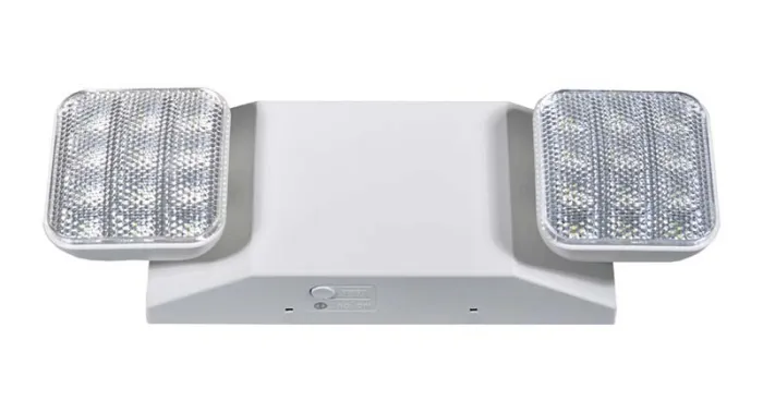 كشاف طوارئ  LED ثنائي الرأس معتمد بمعايير أمريكية وكندية