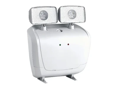 كشاف طوارئ LED برأسين (لمبتين بإنارة قوية للمساحات الواسعة)