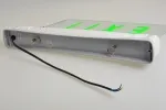 لوحة مخرج طوارئ LED بإضاءة جانبية (لوحة من الأكريليك والبلاستيك بتصميم أنيق بـ 5 لمبات خضراء)