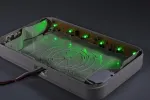لوحة مخرج طوارئ  LED مدمجة ثنائية اللون (لافتة خروج طوارئ صغيرة ثنائية اللون بإضاءة LED)