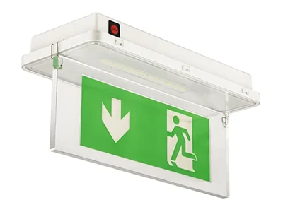 لوحة خروج طوارئ  LED مقاومة للماء والغبار وفق معيار IP65(مزودة بـ21 لمبة LED من نوع SMD3528)