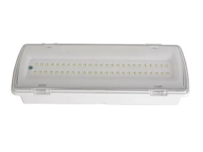 كشاف طوارئ جداري أو سقفي بـ 50 لمبة  LED نوع SMD2835 (مدمج مع لافتة مخرج طوارئ مضيئة)