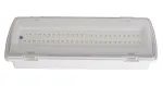 كشاف طوارئ جداري أو سقفي بـ 50 لمبة  LED نوع SMD2835 (مدمج مع لافتة مخرج طوارئ مضيئة)