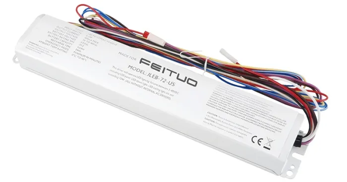 بطارية كشاف طوارئ LED خارجية – عمر طويل وكفاءة عالية